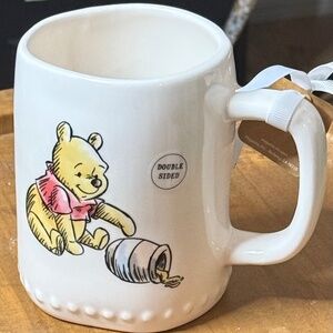 Rae Dunn x Disney x Winnie the Pooh Double-sided Mug FEELING 11 O’CLOCKISH NWT